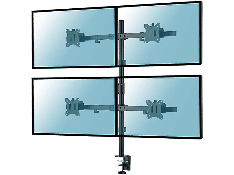 Soporte TV inclinable - KIMEX 015-1624 Soporte de mesa para 4 PC 17"-32"