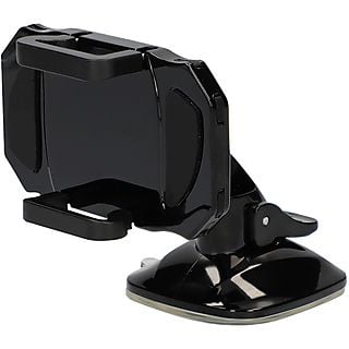 Soporte Universal Móvil para Coche  - para Salpicadero, Fijación Ventosa KSIX, Negro