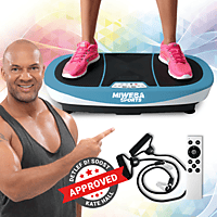 MIWEBA SPORTS  MV200 3D Vibrationsplatte, blau