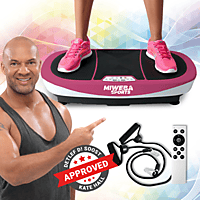 MIWEBA SPORTS  MV200 3D Vibrationsplatte, pink