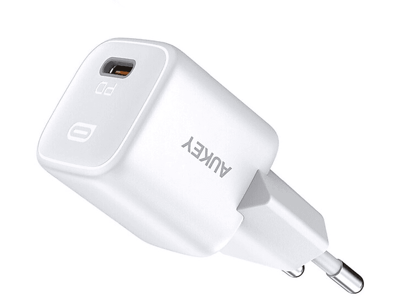 AUKEY PA-B1-Whi Ladegerät Apple und Android, Weiß