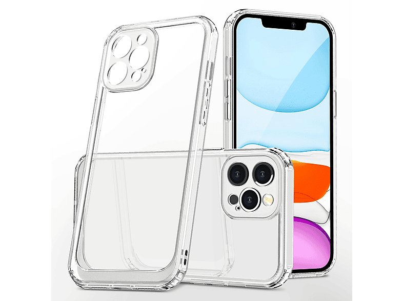 Backcover, Pro 11 iPhone PROTECTORKING Transparent Hülle, Apple, Backcover, Max,