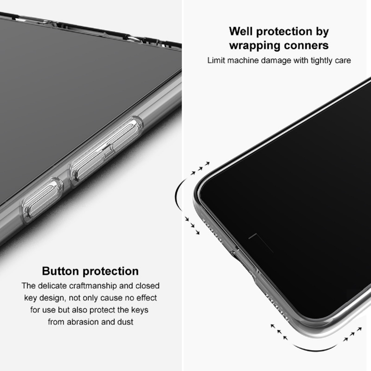 PROTECTORKING Backcover, Hülle, Pro, 10 OnePlus, Transparent Backcover