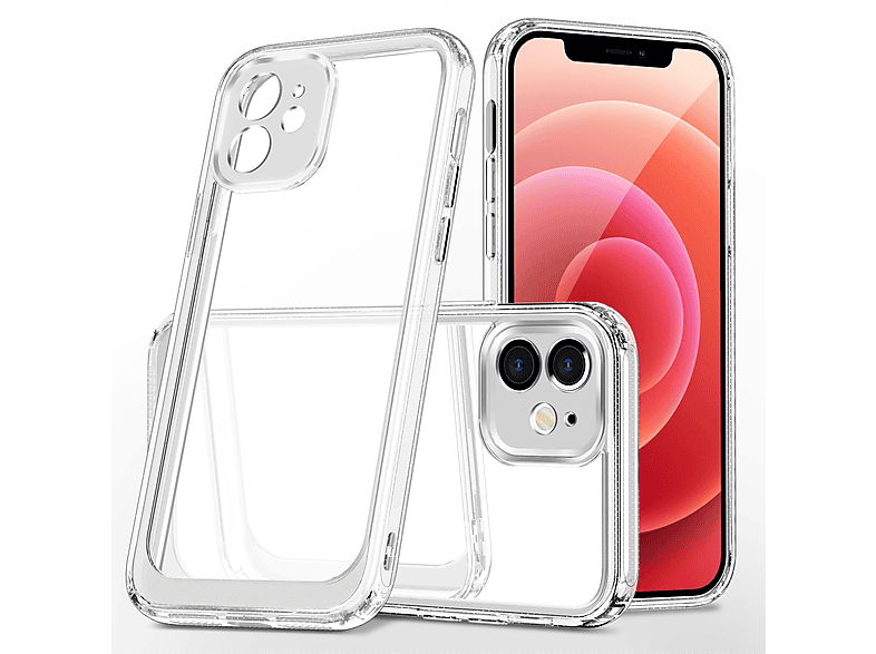 PROTECTORKING Backcover, Hülle, Backcover, Apple, iPhone 12, Transparent