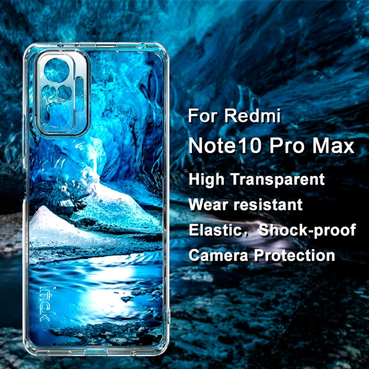 Hülle, PROTECTORKING Backcover, 10 Xiaomi, Pro, Backcover, Redmi Note Transparent