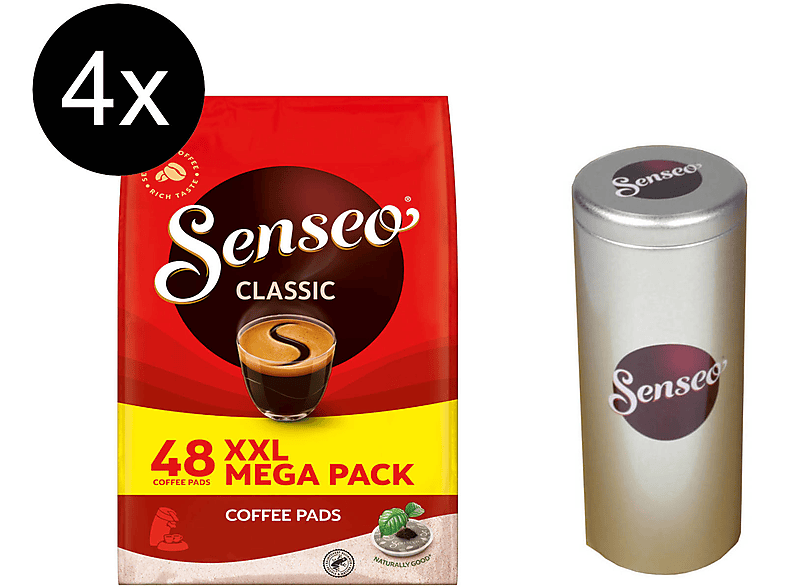 Kaffeepads Classic x SENSEO 48 (Senseo + Senseo Dose 1 Getränke Pack XXL Pad-Maschine) 4