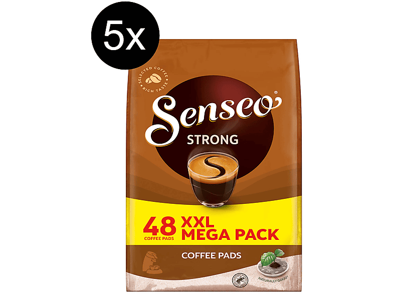 x Getränke Strong XXL 48 (Senseo 5 Kaffeepads Pad-Maschine) Pack SENSEO Pads