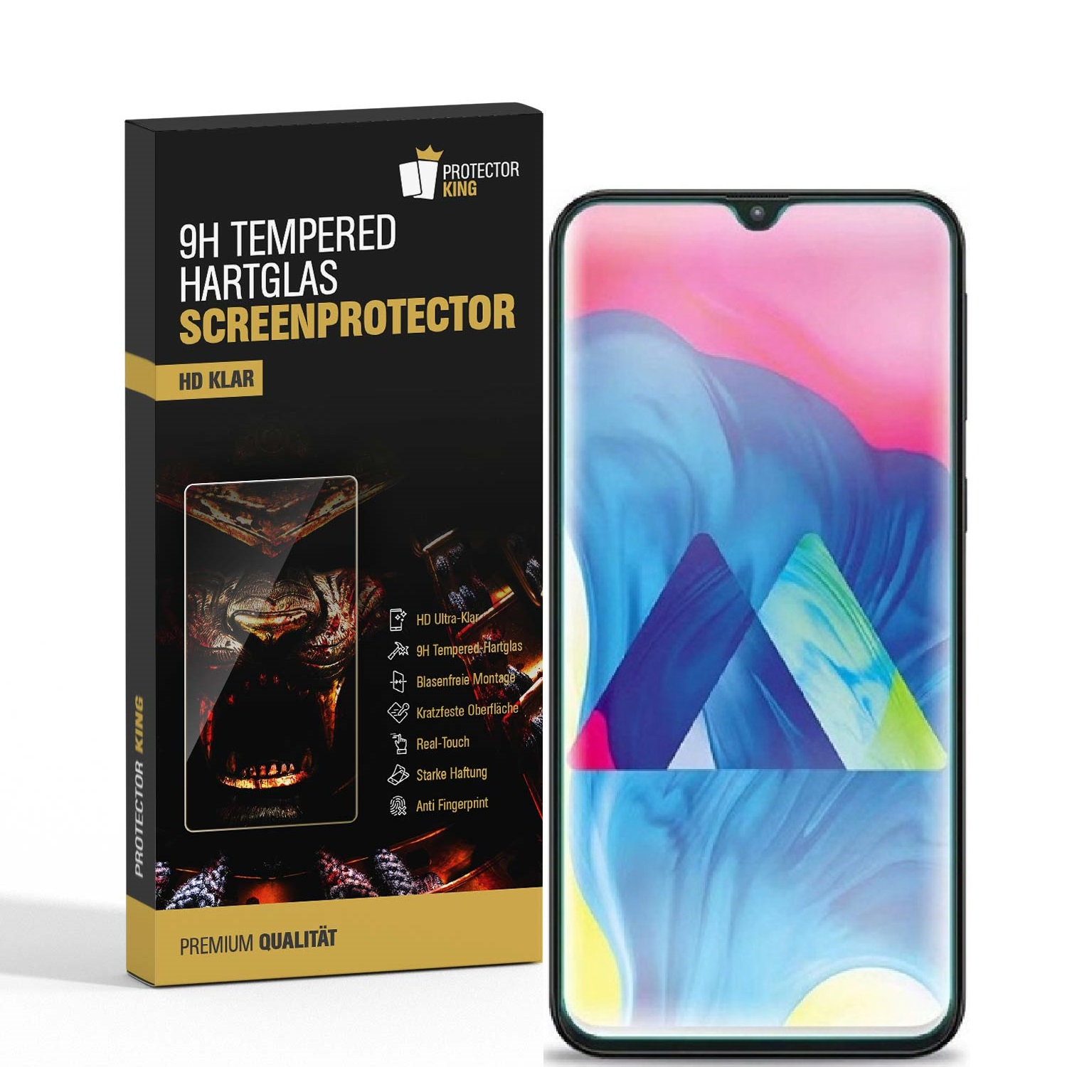 PROTECTORKING 2x Mi Schutzglas 9H HD KLAR 9) Xiaomi Hartglas Displayschutzfolie(für