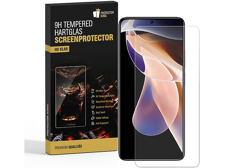 Hartglas 9H Xiaomi Displayschutzfolie(für Redmi KLAR Note 2x PROTECTORKING Schutzglas 11 5G)