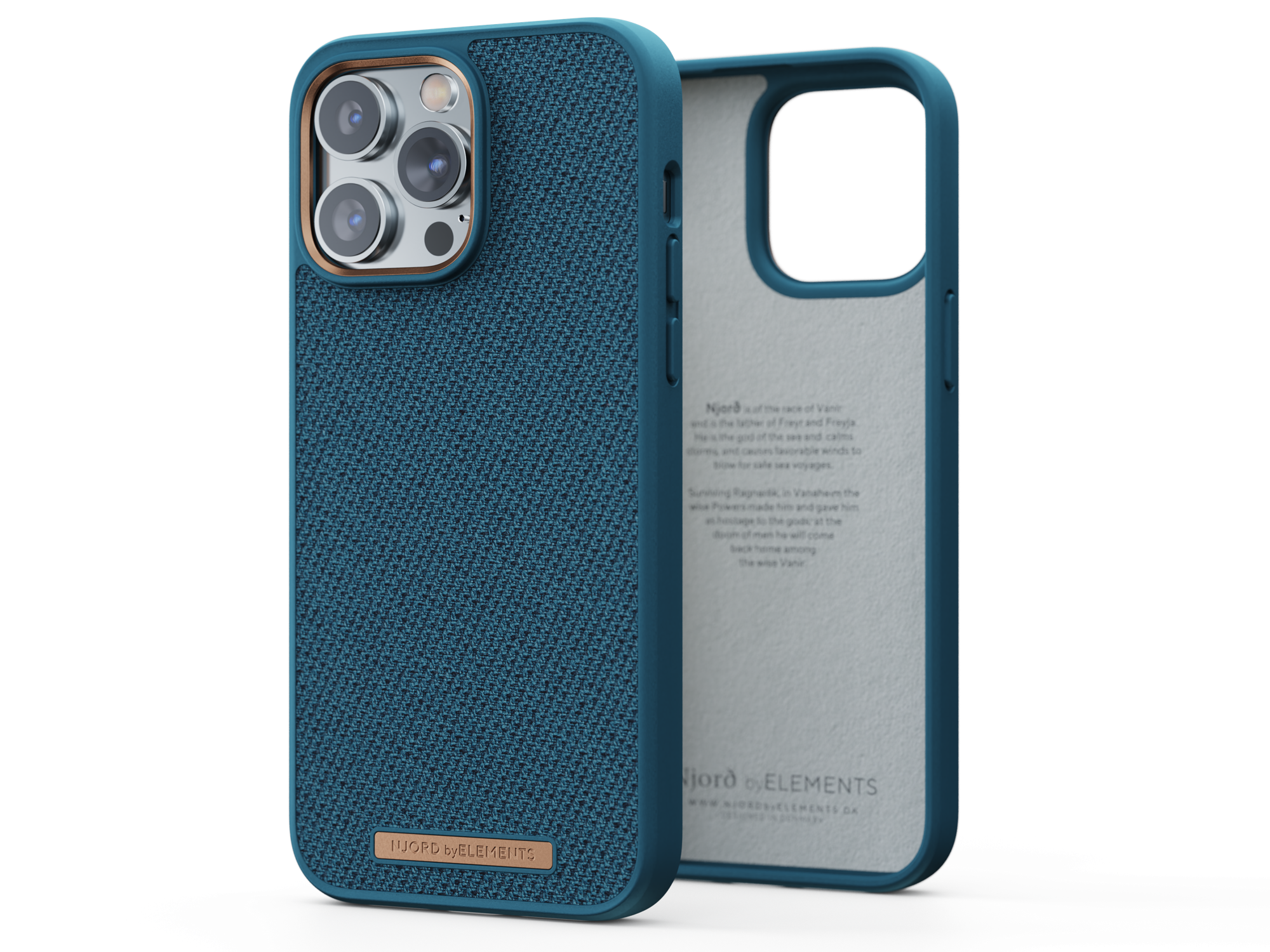 NJORD Tonal Case, Backcover, Apple, iPhone 14 Pro Max, Deep Sea