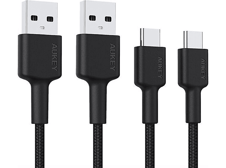 USB Ladekabel, AUKEY Kabel Schwarz CB-CMD29