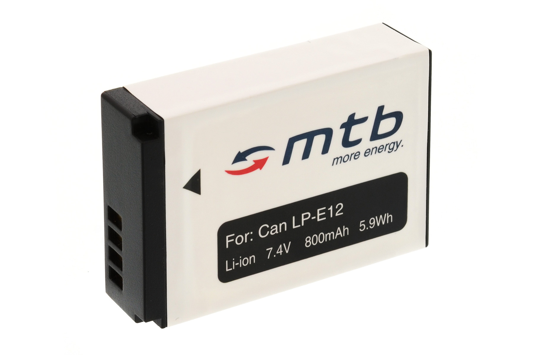 MTB MORE ENERGY 800 BAT-366 mAh LP-E12 Akku, Li-Ion