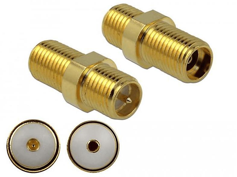 DELOCK 89992 Gold Adapter