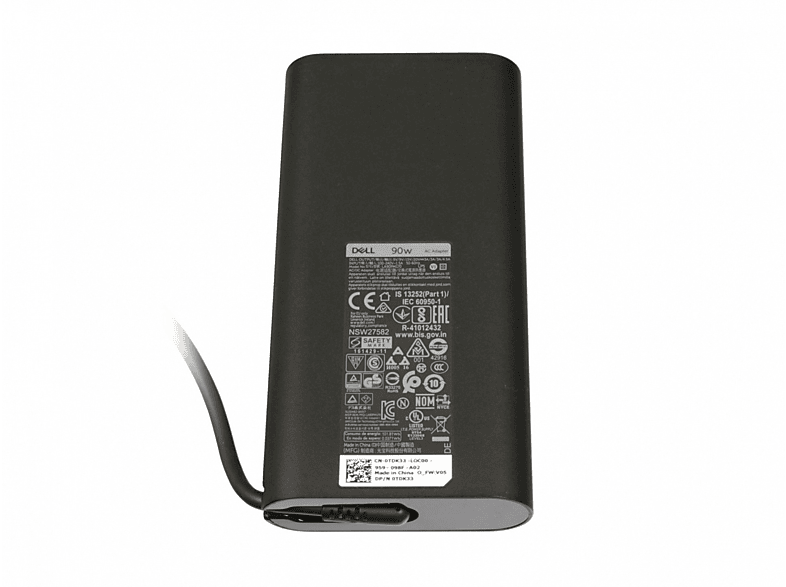 abgerundetes LA90PM170 USB-C Watt 90 Original DELL Netzteil