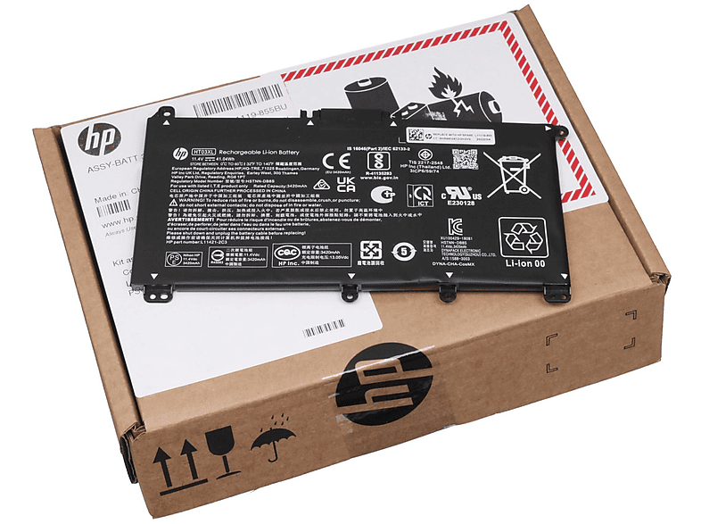 HP L11421422 Original HT03XL LiPolymer Akku, 11.34 Volt, 3420 mAh