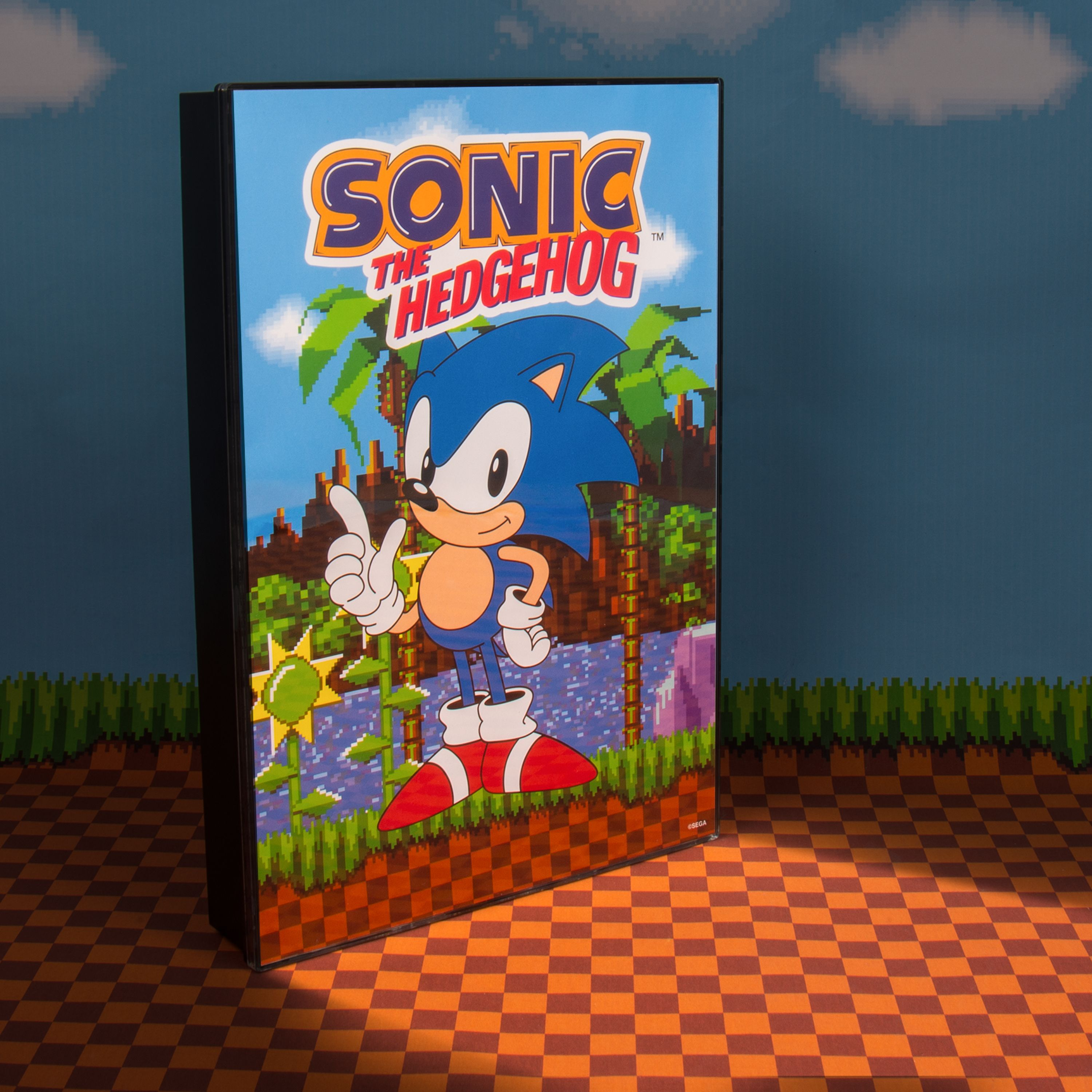 The Licht Hedgehog Sonic Poster