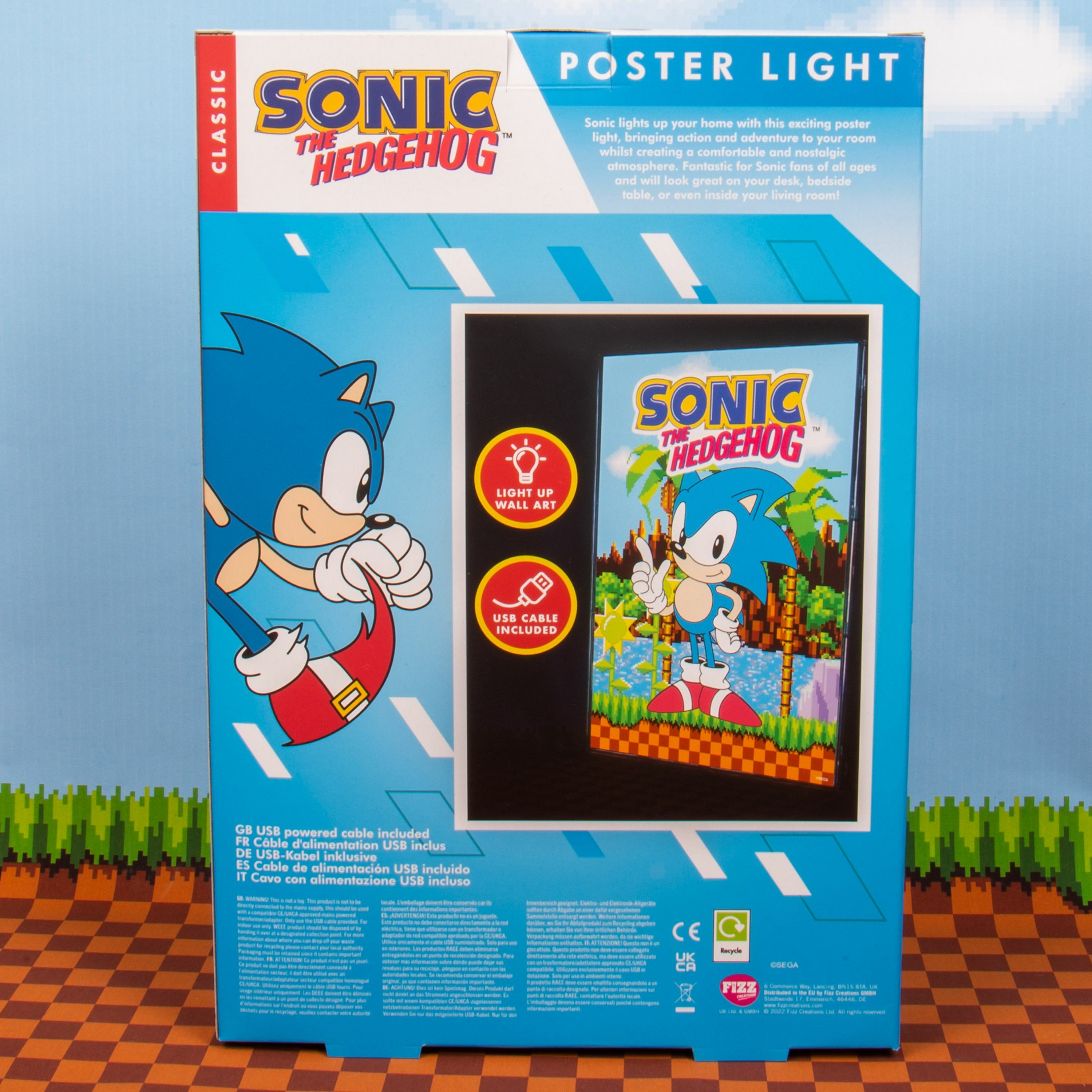 Sonic The Hedgehog Poster Licht