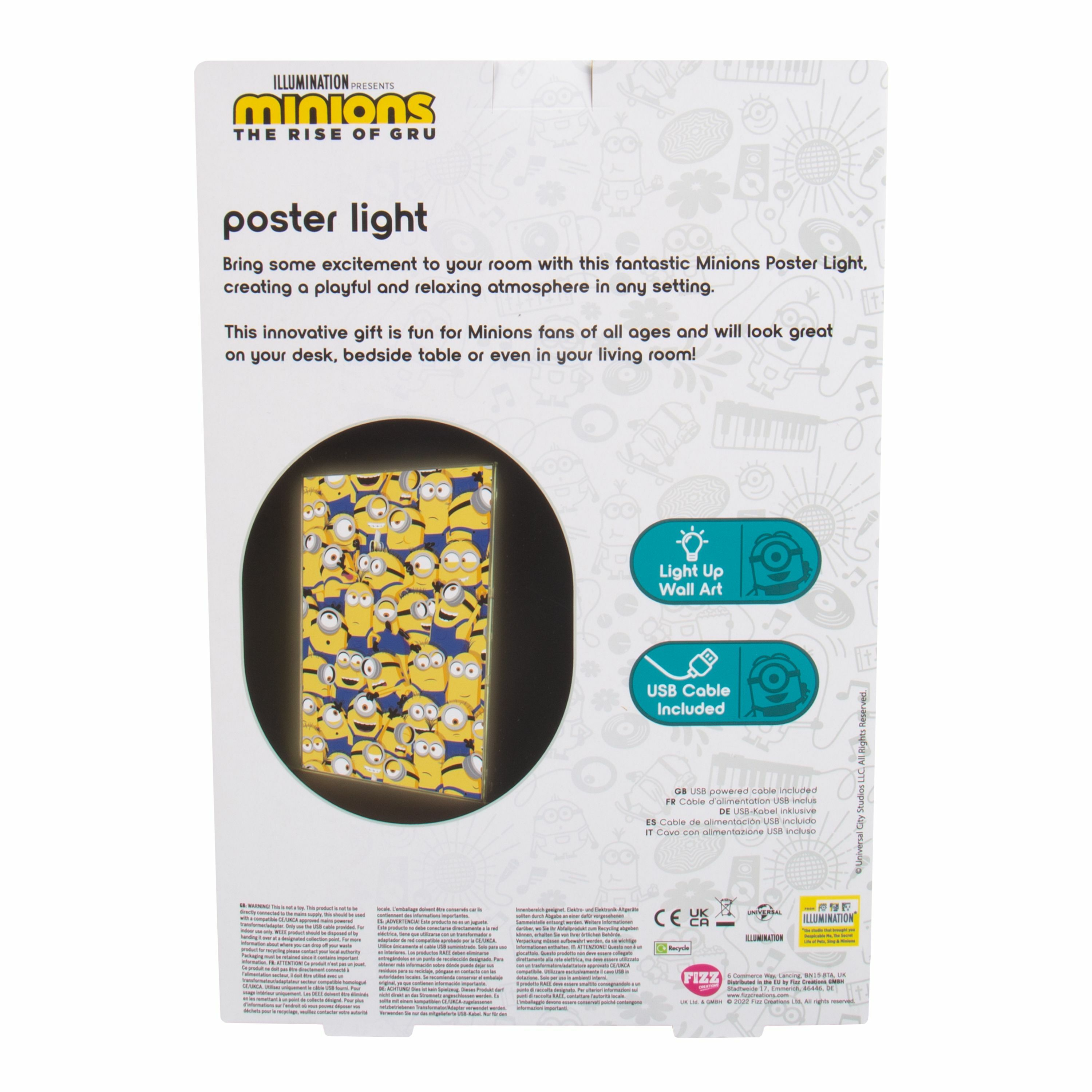 Poster Licht Minions
