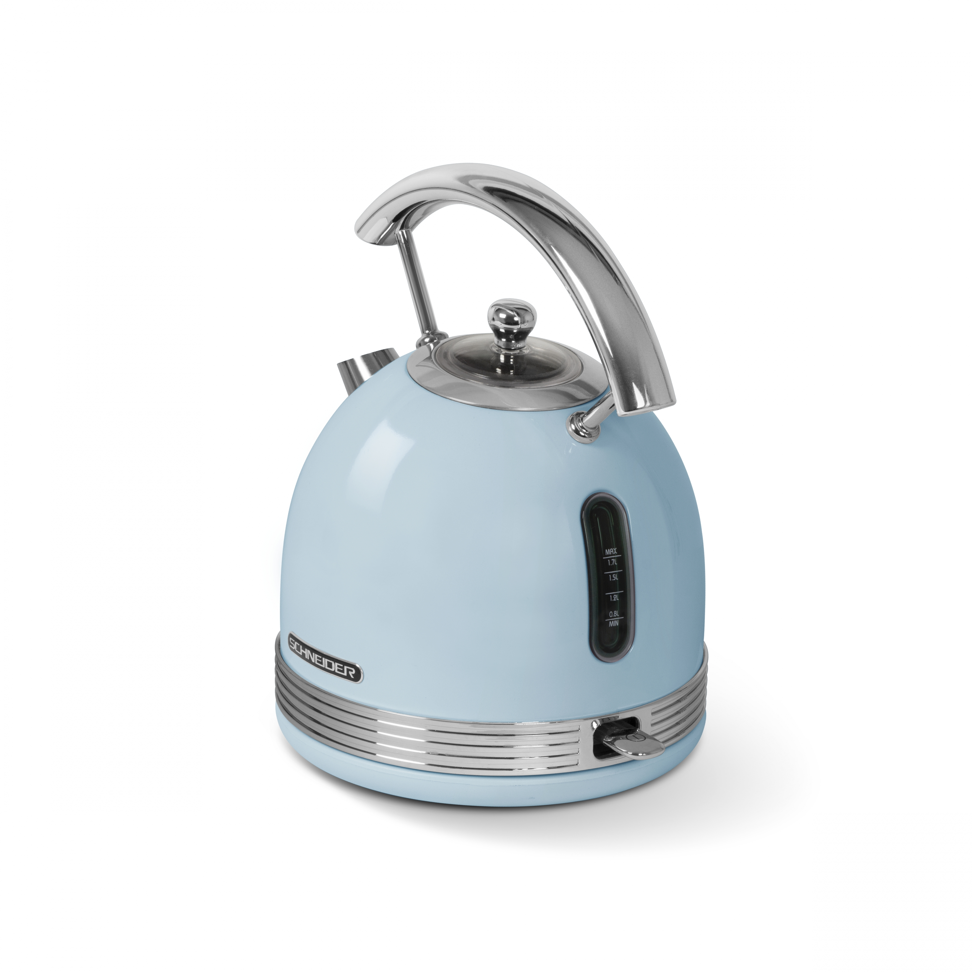 Wasserkocher 4) blau Toaster Set (1630 Watt, WS704 Schlitze: SCHNEIDER