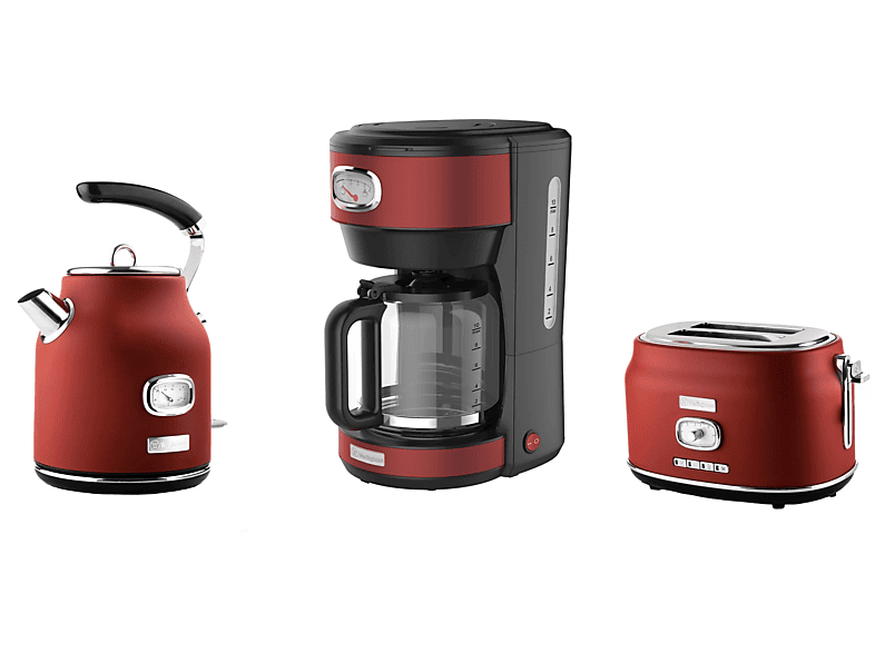 WESTINGHOUSE WES22 Wasserkocher rot (815 2) Schlitze: Watt, Kaffeemaschine Toaster Set