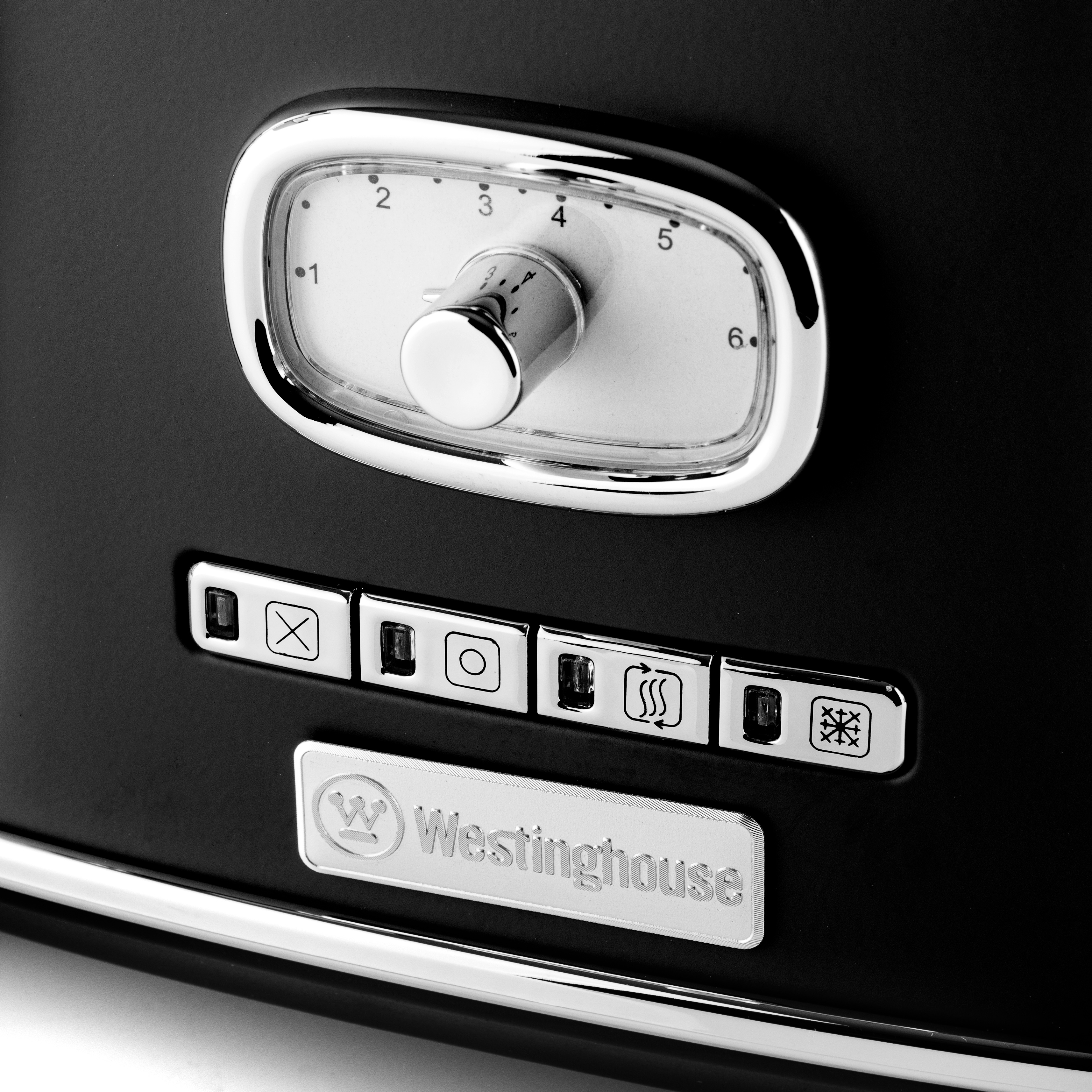 Wasserkocher WES04 Schlitze: Toaster WESTINGHOUSE 4) schwarz Watt, Set (1750