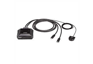ATEN US3312 2-Port USB-C 4K DisplayPort KVM Switch  KVM-Switch, DP