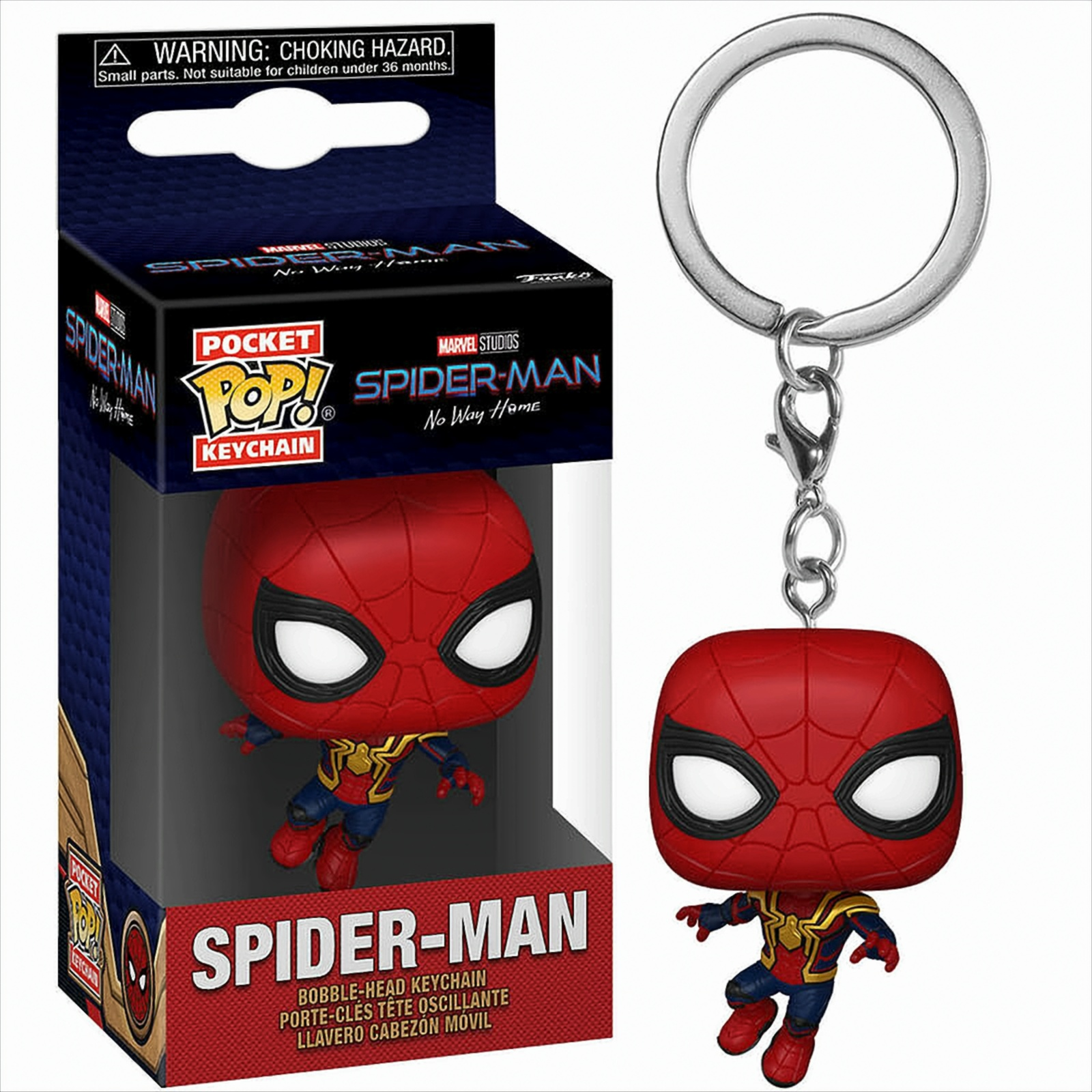 POP No - Spider-Man Spider-Man Keychain Home Way