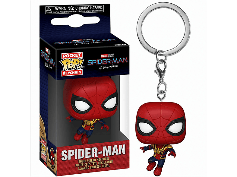 POP No - Spider-Man Spider-Man Keychain Home Way