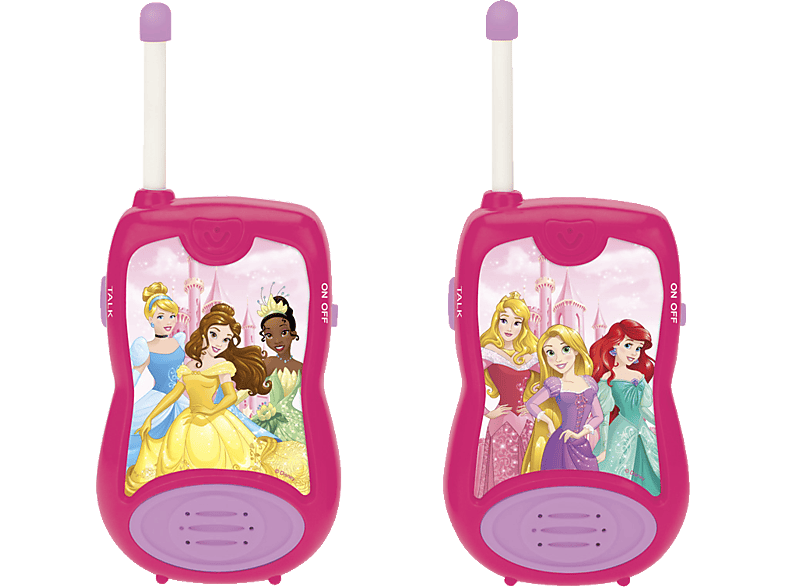 LEXIBOOK Disney Princess Rosa 100 Walky-Talky Meter Reichweite