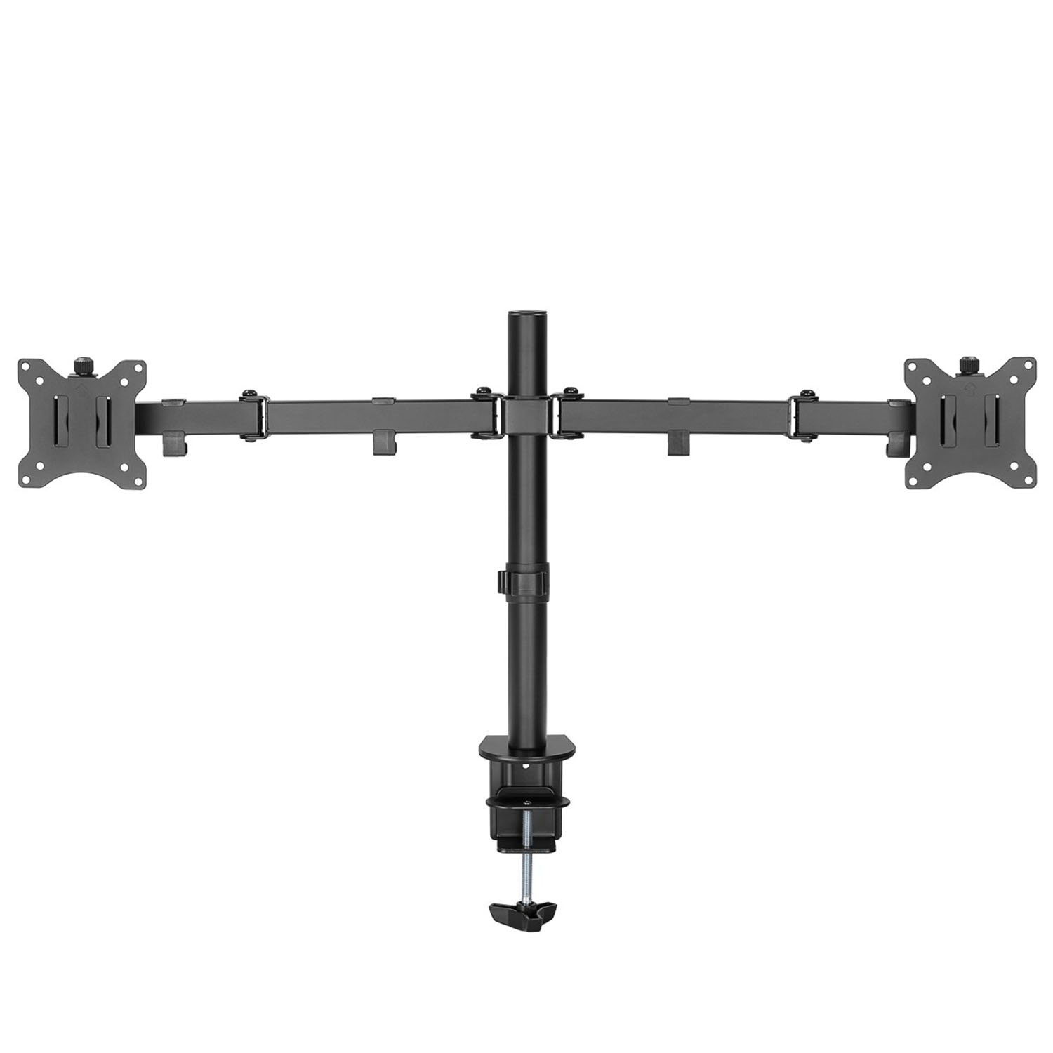 schwarz Dual Doppel-Monitorhalterung, GOOBAY