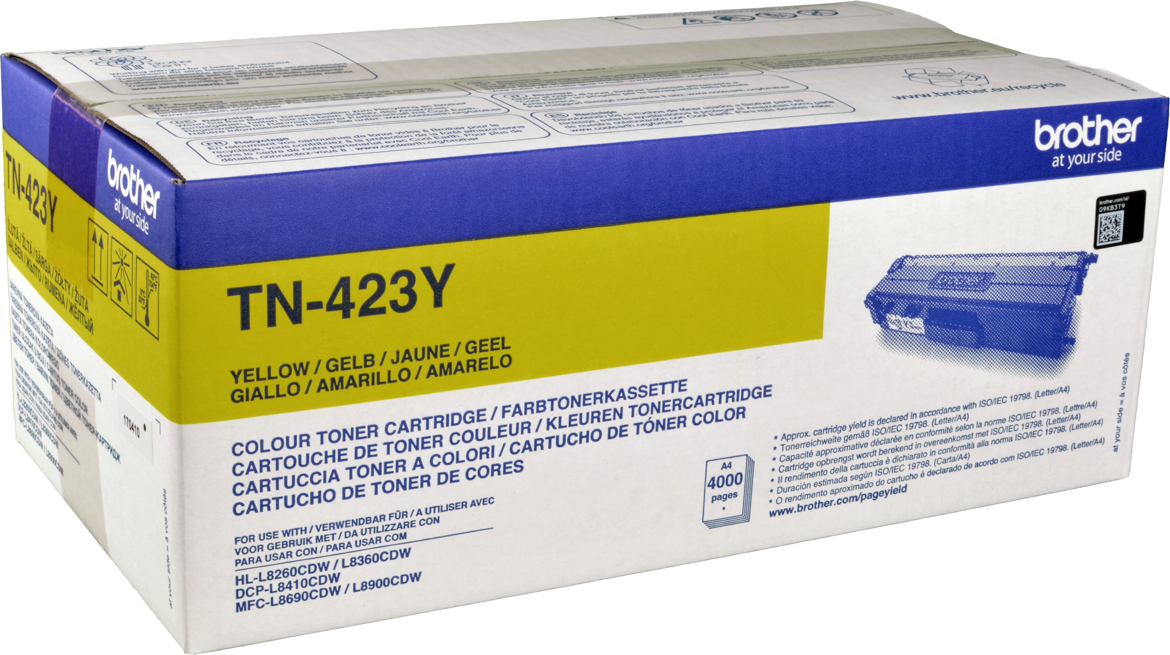 BROTHER (DR-421) Toner TN-423Y yellow