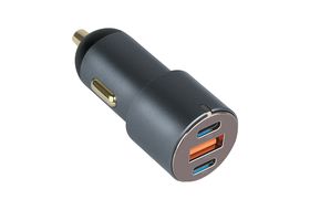 GelldG Zigarettenanzünder-Verteiler 60W Auto Ladegerät USB C, Mini  Zigarettenanzünder mit 1M Typ C Kabel