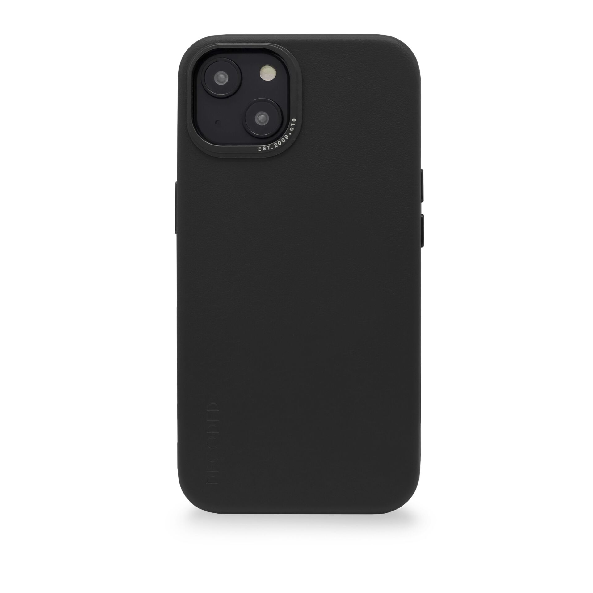 DECODED Leather Backcover, Backcover iPhone Black, Black Apple, 14