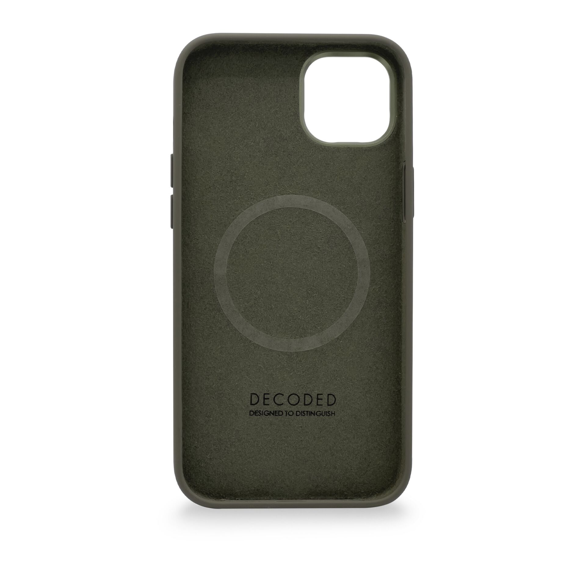 Olive Olive, Backcover Backcover, AntiMicrobial Silicone DECODED Apple, iPhone 14,