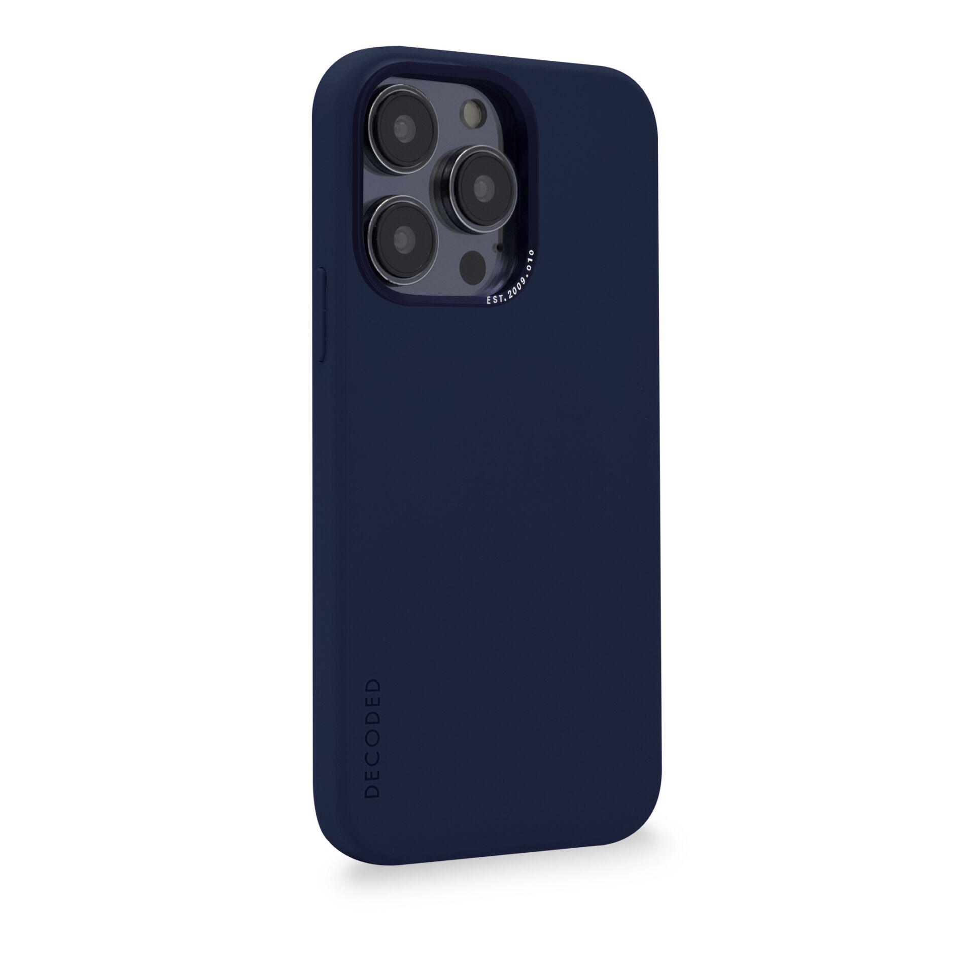 DECODED AntiMicrobial Silicone Backcover Navy Backcover, Peony, Pro, iPhone Apple, Peony Navy 14