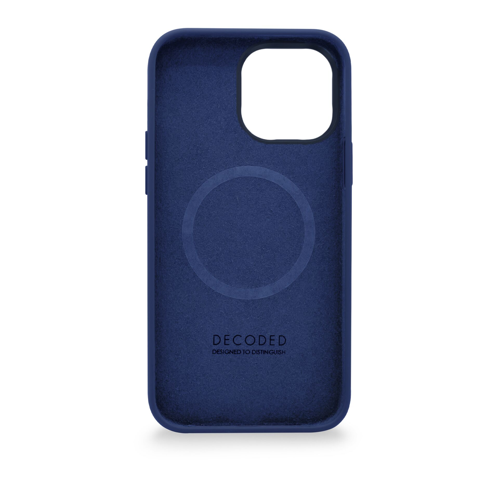 DECODED AntiMicrobial Silicone Backcover Navy Backcover, Peony, Pro, iPhone Apple, Peony Navy 14