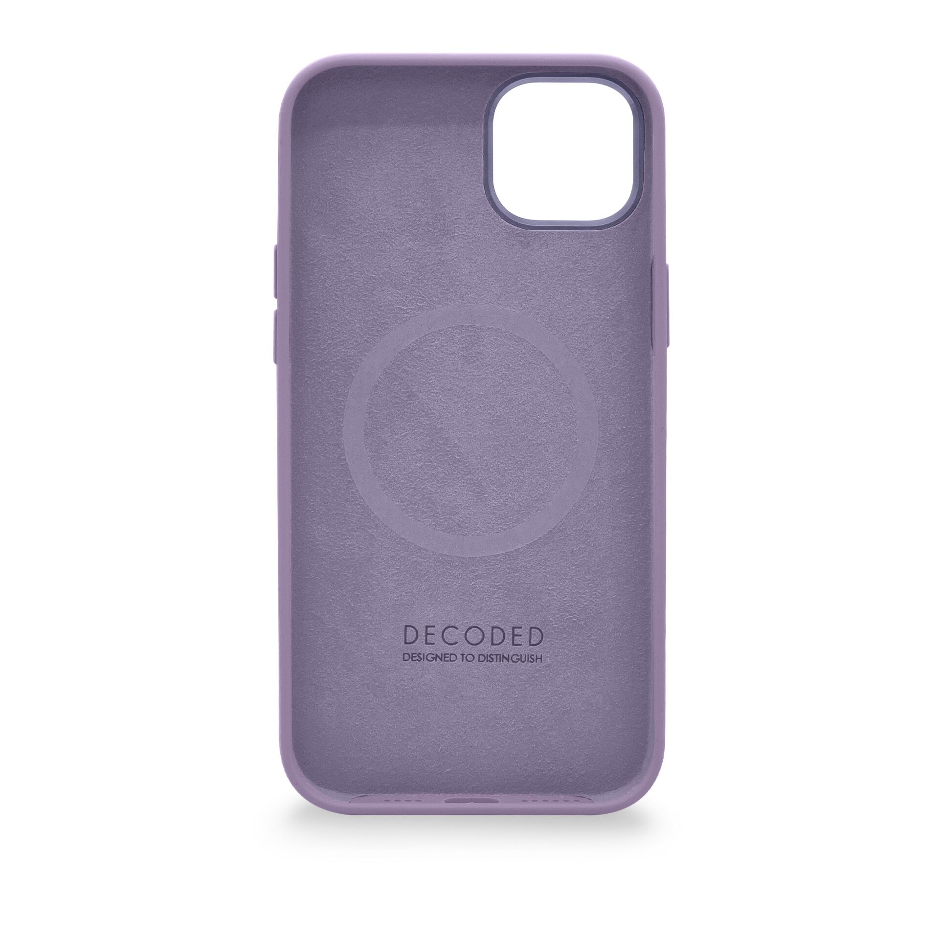Backcover, Apple, 14 Silicone Plus, Lavender, iPhone AntiMicrobial Lavender DECODED Backcover