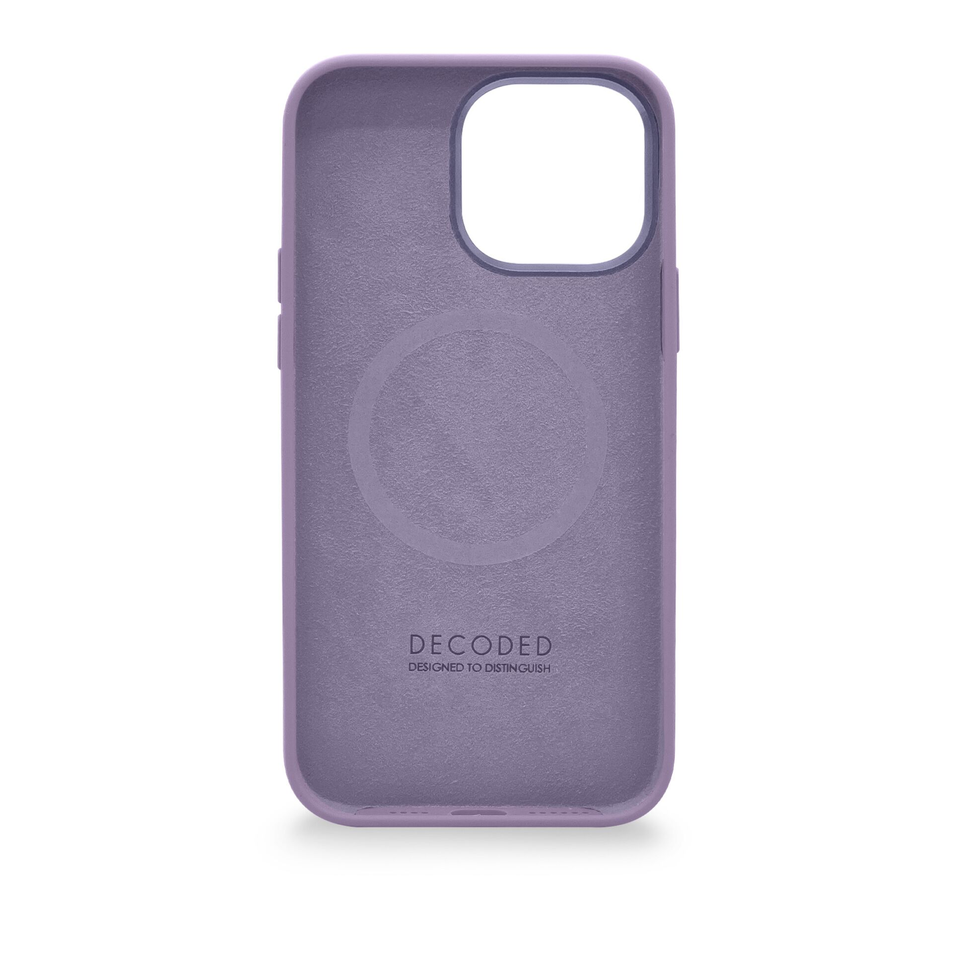 DECODED AntiMicrobial Silicone Backcover Lavender, Backcover, Apple, Lavender iPhone Pro, 14