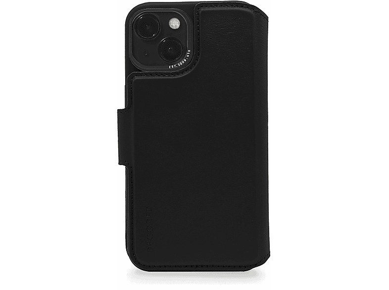DECODED Leather Detachable iPhone Apple, Wallet Black Black, Bookcover, 14
