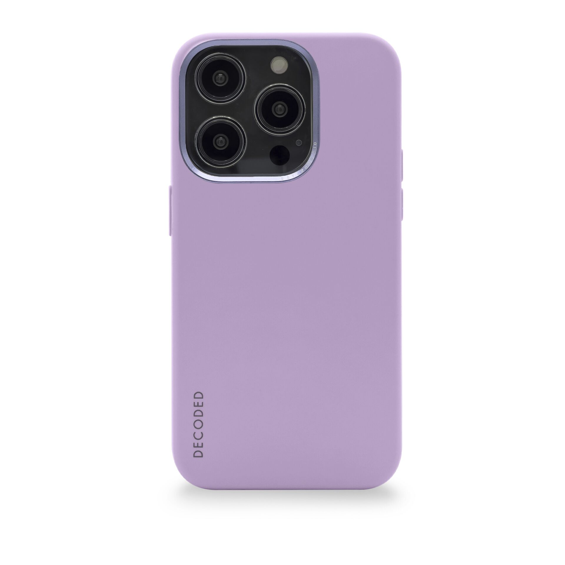 Lavender, Pro iPhone Lavender AntiMicrobial DECODED Apple, 14 Silicone Max, Backcover Backcover,