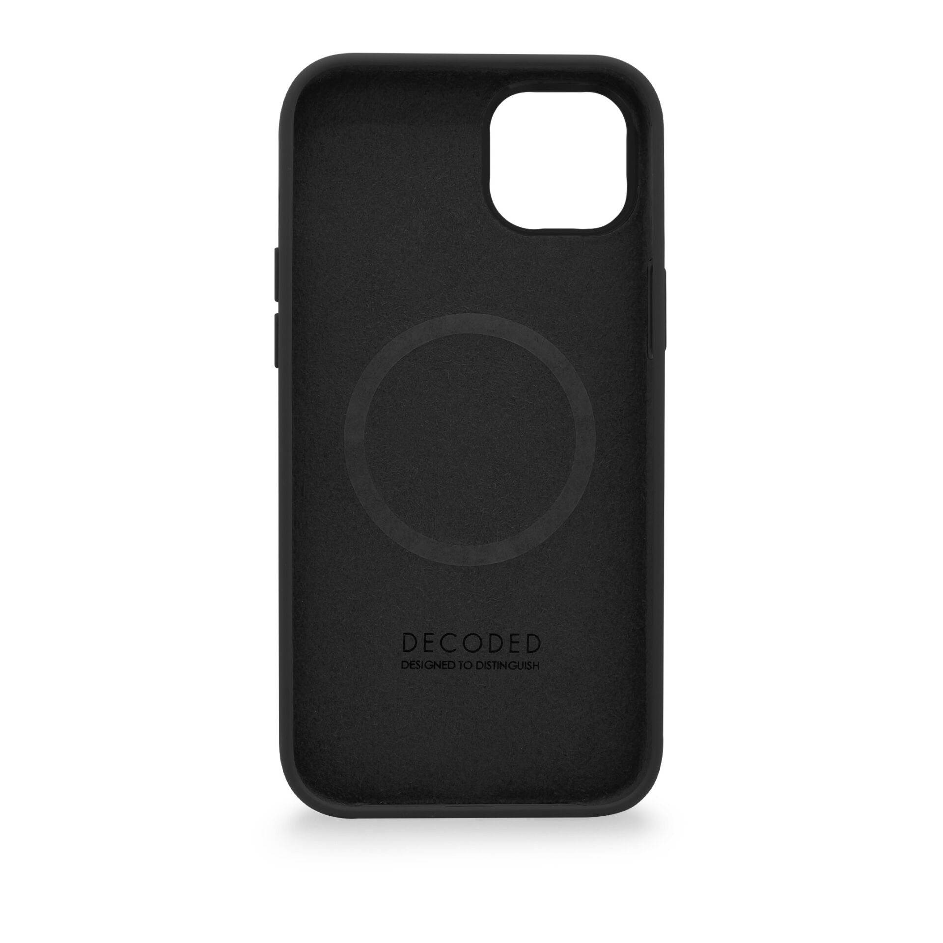 Plus, AntiMicrobial DECODED Backcover 14 Charcoal iPhone Backcover, Apple, Charcoal, Silicone