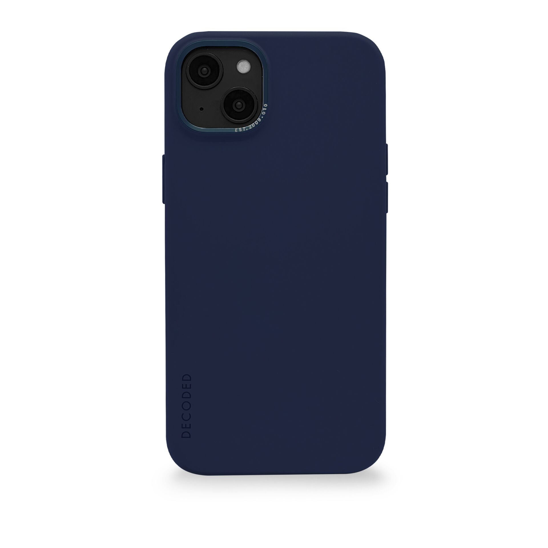 DECODED AntiMicrobial Silicone Backcover 14 Navy Plus, Backcover, iPhone Navy Apple, Peony, Peony