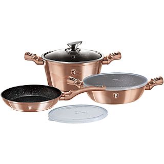 Batería de cocina - BERLINGERHAUS Rose Gold, Ninguno