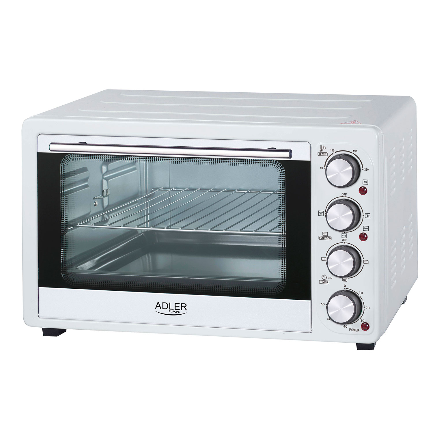 Mini horno - AD6001 ADLER, Blanco