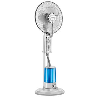 Ventilador nebulizador - MPM MWP-20 Ventilador Nebulizador Agua, 3 Velocidades, Temporizador, 75W, 75 W, 2 velocidades, Gris