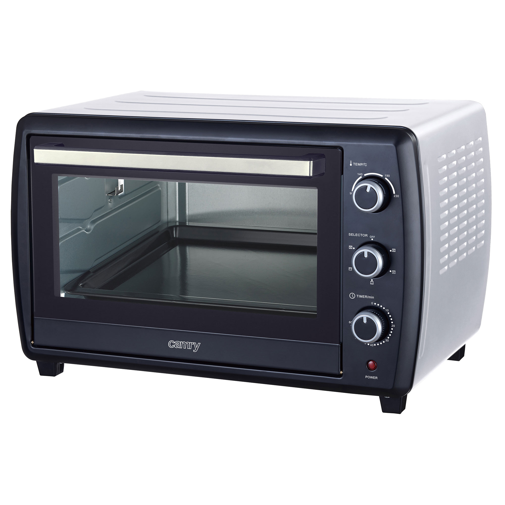 Mini horno - CR 6007 CAMRY, Negro/Plata