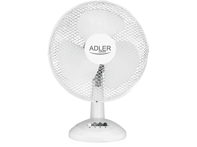 ADLER AD 7303 weiß (70 Tischventilator Watt)
