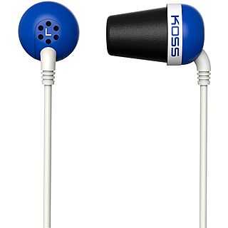 Auriculares de botón - KOSS Plug B Classic, Intraurales, Azul