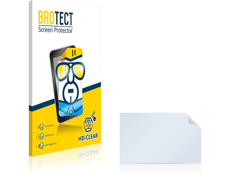 BROTECT klare Schutzfolie(für Universal 43.2 cm (17 Zoll) [368 x 229 mm]) | Monitor Displayschutz