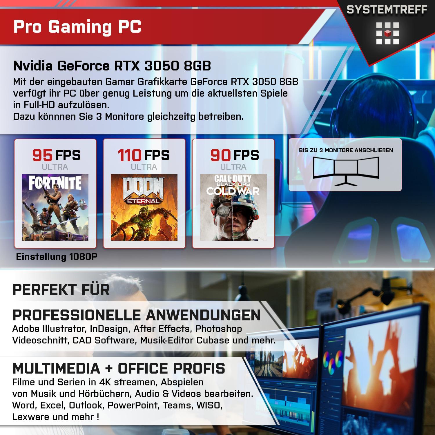 SYSTEMTREFF Gaming Intel Core i7-11700KF, mit RTX™ GB GB Intel® Core™ RAM, GeForce 16 1000 i7 PC Windows Pro, Prozessor, Gaming 11 mSSD, NVIDIA 3050